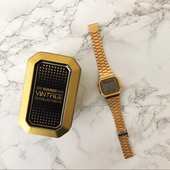 casio vintage collection gold
